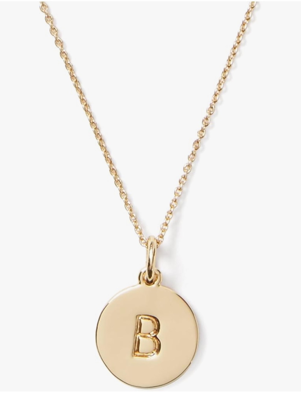 kate spade new york Initial “B” Pendant in Gold